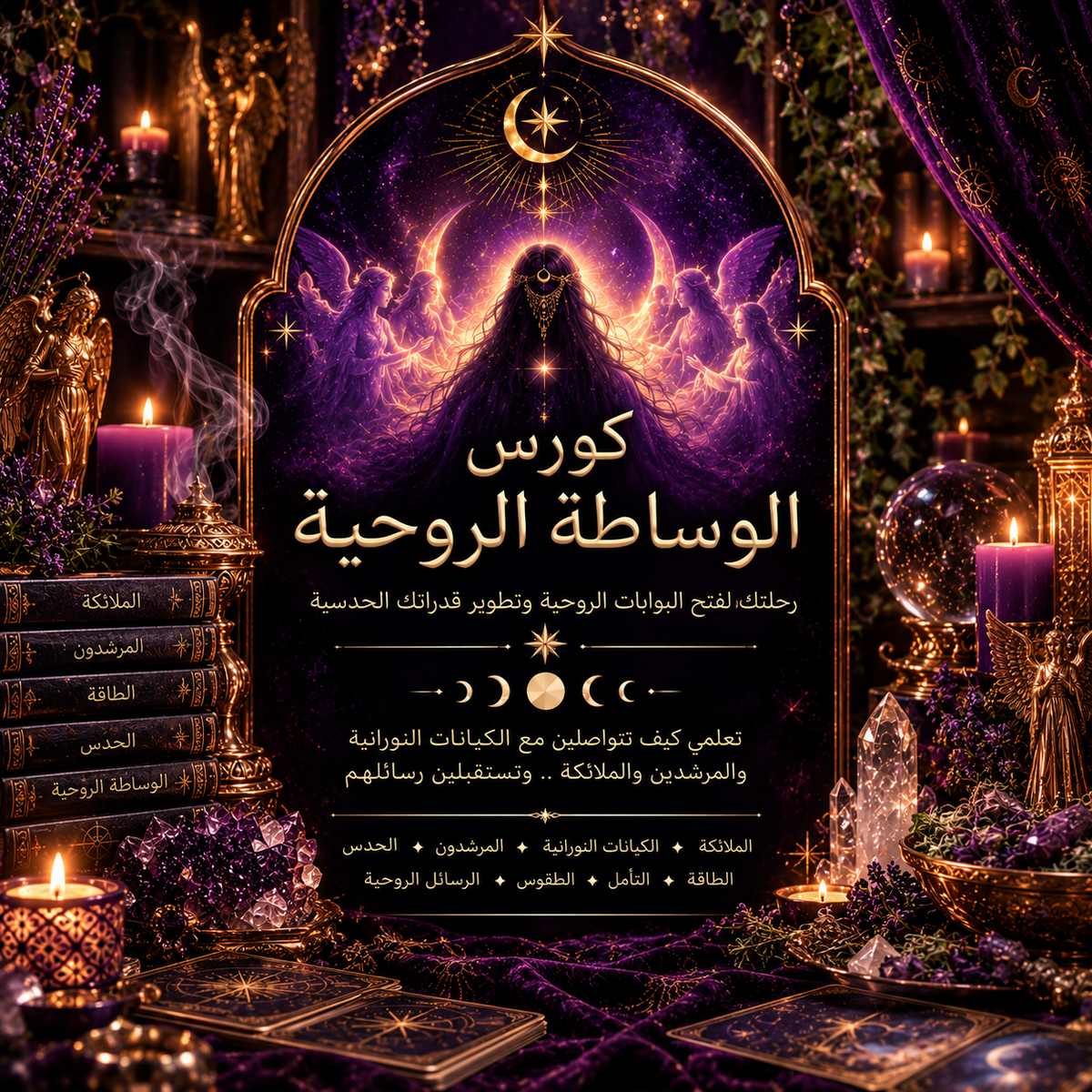 كورس الوساطة الروحية 🕊️ | من الحساسية إلى الاتصال الواعي
