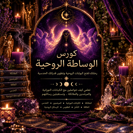 كورس الوساطة الروحية 🕊️ | من الحساسية إلى الاتصال الواعي